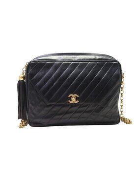 Chanel Quilted Lambskin Chain Shoulder Bag